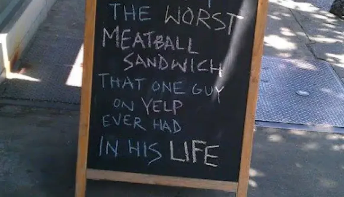 Meatball sign