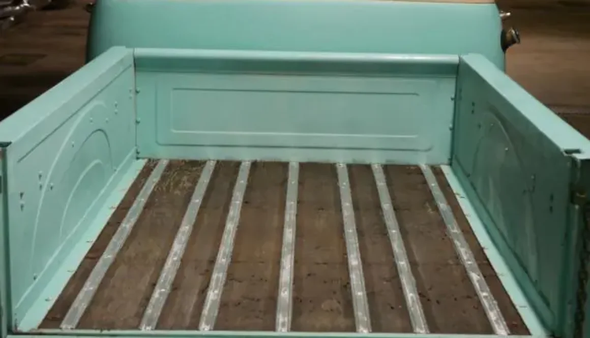 Wooden Bed Vintage Truck