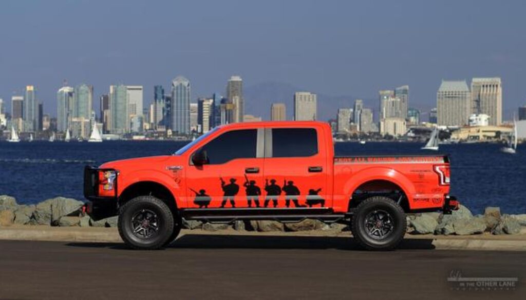 Lifted truck for heroes